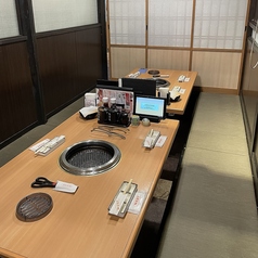 掘りごたつ個室は連結して利用することもできます。ご利用の際はお早めにご連絡ください。