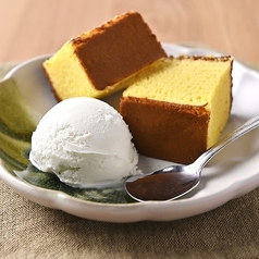 長崎カステラ×ブルーチーズアイス