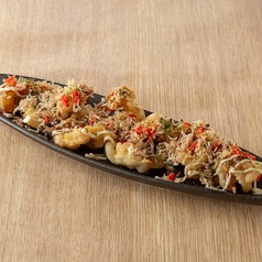 たこ焼き風イイダコ天ぷら