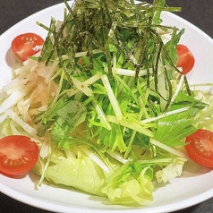 水菜と大根のサラダ