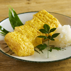 柚子三つ葉の出汁巻きたまご