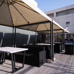 ROOF TOP BEER GARDEN 岡山高島屋屋上ビアガーデンの雰囲気3