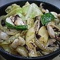 料理メニュー写真&nbsp;イカとエリンギ バター醤油焼