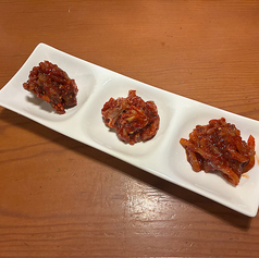 塩辛3種類（Korean Jeotgal Set｜韓国伝統発酵珍味3種盛り）