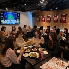 落ち着くゆったりとした空間♪大人数の女子会、二次会などにも最適です♪