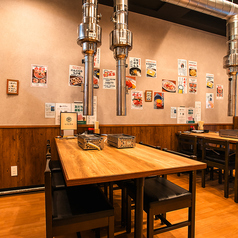 6名様掛けのテーブル席をご用意しております。