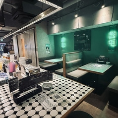 ボックス席:店内奥
