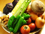新鮮な野菜にもこだわっています！
