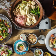 炊きたての土鍋ごはんが食べられます★