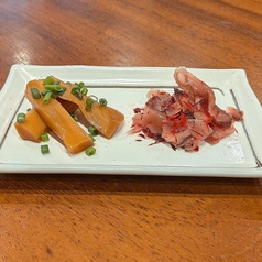 梅ザーサイと極厚メンマ