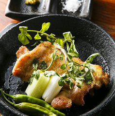 地鶏もも肉のグリル