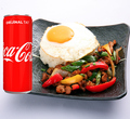 料理メニュー写真 ガパオライスセット