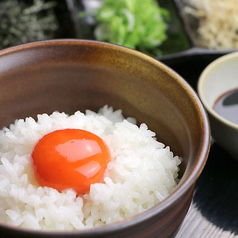 赤卵の卵かけご飯