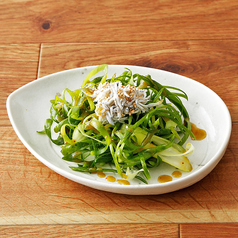 九条ネギしらすのせ/枝豆　各