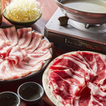 料理メニュー写真&nbsp;霜降り国産牛しゃぶしゃぶセット