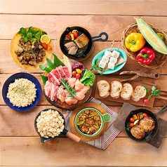 QuOLaの庭 空と大地の恵みのBBQのコース写真