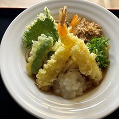 えび天ぶっかけおろしうどん【orそば】おにぎり1個付き