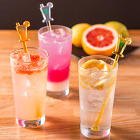 豊富なドリンクメニュー！