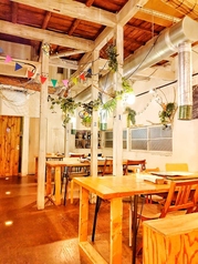 BBQも楽しめるテーブル席です♪最大１２名まで着席OK