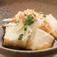 自家製 地豆豆腐の揚げ出し
