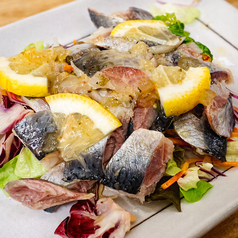 レモン香るいわしのカルパッチョ