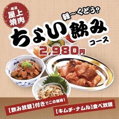 ジャンオク 焼肉 BBQ ヨイドコロ天満店のコース写真