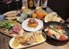 グリーンフック ハンバーグ&プランツのコース写真