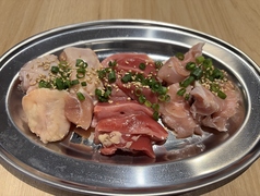 鶏盛り合わせ3種