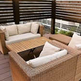 お外でごゆっくり美味しいお料理とビールで乾杯！