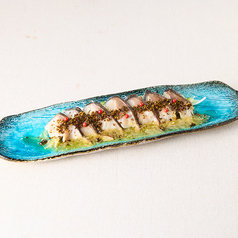 炙り〆さば（特製生姜だれ）