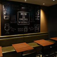 こだわりの空間でゆったりとした食事のひとときを堪能♪