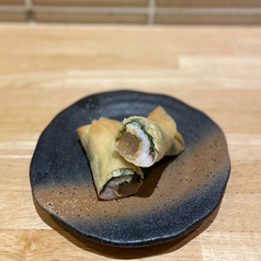 ★ハモと牛蒡と万願寺味噌の春巻き 1本