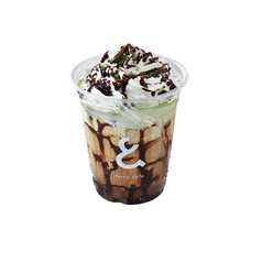 老舗お茶屋の抹茶ラテ チョコがけ(hot/iced)　Medium