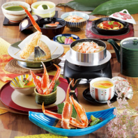 かにを網羅した会席コース料理は4950円から♪