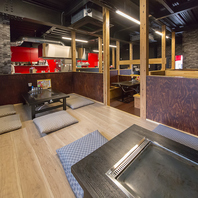 各種宴会に最適な貸切が20名様まで可能です。