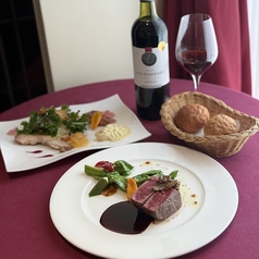 フレンチレストランQuatreVingtsキャトルヴァンのコース写真