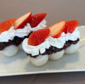 料理メニュー写真&nbsp;いちごクリーム団子