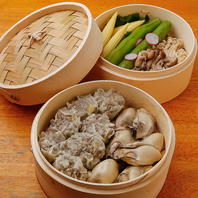 牡蠣や鮭に蟹味噌焼売！自慢のせいろ蒸しは種類も豊富◎