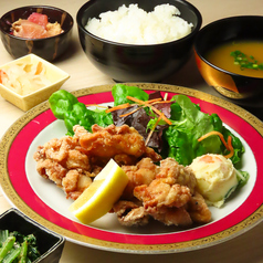 きりしま森林鶏の唐揚げ定食