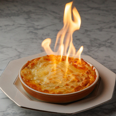 燃える！溶岩パスタ