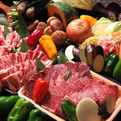 【予約制】テラス貸切BBQ!黒毛和牛お肉5種&野菜4種&焼きそば《2時間半貸切代込み.全10品飲み放題付》
