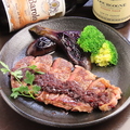 料理メニュー写真&nbsp;若姫牛リブロースステーキ 自家製赤ワインソース