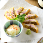 白身魚は揚げ物にすることで旨みを凝縮しました