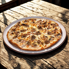 あさりのホワイトソースピザ