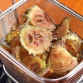 料理メニュー写真&nbsp;ほろ苦サクサク ゴーヤーのチップス