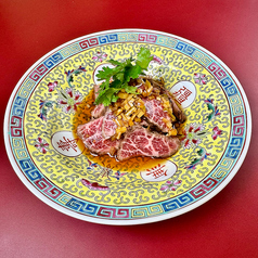 牛肉のたたき麻辣ソース