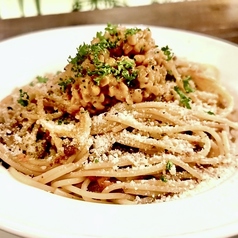 納豆ボロネーゼの写真