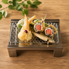 季節のご馳走【四季を味わう旬の天ぷら】 7種一人前