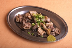 もも炭火焼＆塩もつ焼き