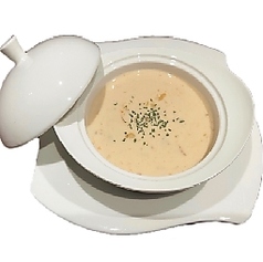 クラムチャウダー（バゲット）